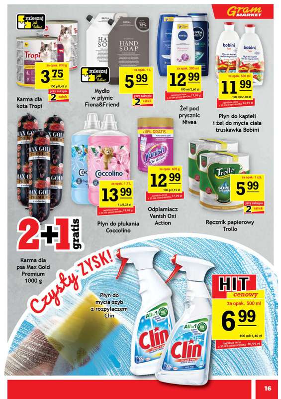 Gram Market - gazetka promocyjna Gazetka od środy 06.05 do wtorku 12.05 - strona 16
