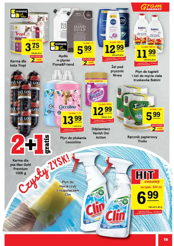 Gram Market - gazetka promocyjna Gazetka od środy 06.05 do wtorku 12.05 - strona 16