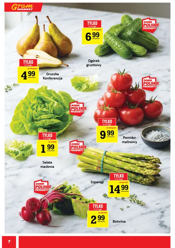 Gram Market - gazetka promocyjna Gazetka od środy 06.05 do wtorku 12.05 - strona 7