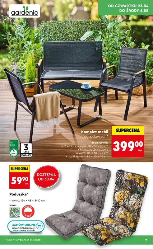 Biedronka - gazetka promocyjna Hity i inspiracje do ogrodu od poniedziałku 20.04 do środy 13.05 - strona 9