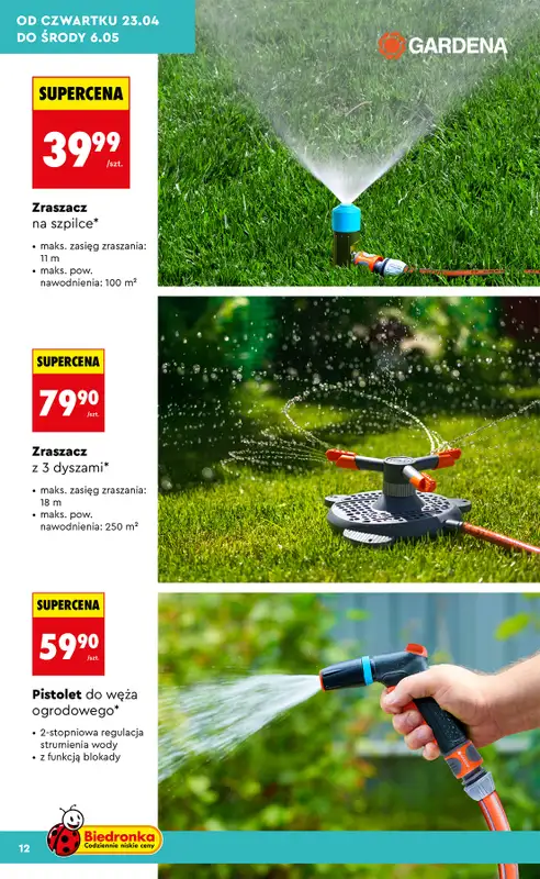 Biedronka - gazetka promocyjna Hity i inspiracje do ogrodu od poniedziałku 20.04 do środy 13.05 - strona 14
