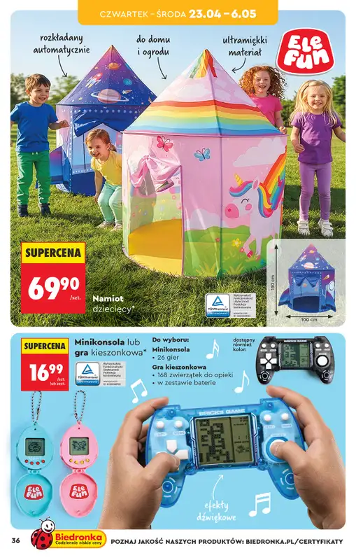 Biedronka - gazetka promocyjna Hity i inspiracje, od 18.04 od soboty 18.04 do środy 06.05 - strona 40