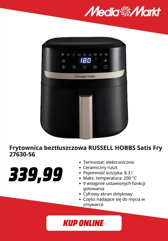 Media Markt - gazetka promocyjna Air Fryery - promocje i super okazje od czwartku 30.04 do czwartku 07.05 - strona 6
