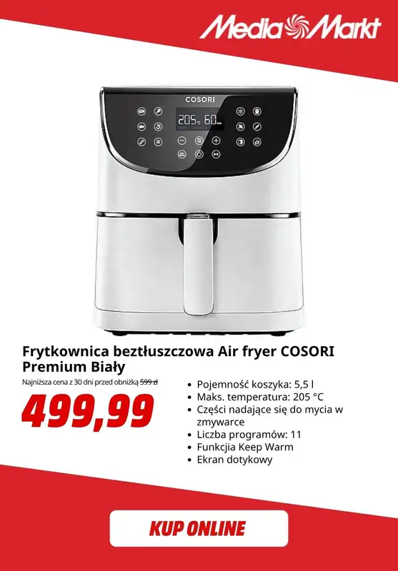 Media Markt - gazetka promocyjna Air Fryery - promocje i super okazje od czwartku 30.04 do czwartku 07.05 - strona 5
