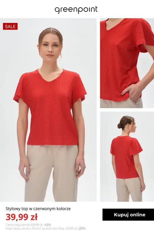 Greenpoint - gazetka promocyjna Letnie topy już od 19,99 zł od czwartku 30.04  - strona 11