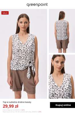 Greenpoint - gazetka promocyjna Letnie topy już od 19,99 zł od czwartku 30.04  - strona 9