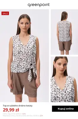 Greenpoint - gazetka promocyjna Letnie topy już od 19,99 zł od czwartku 30.04  - strona 9