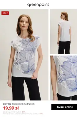 Greenpoint - gazetka promocyjna Letnie topy już od 19,99 zł od czwartku 30.04  - strona 8