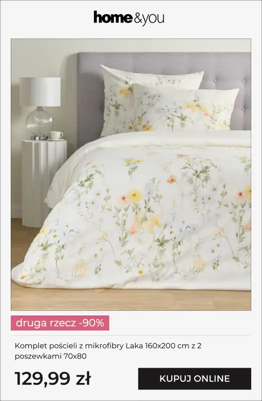 home&you - gazetka promocyjna Druga rzecz -90% od czwartku 30.04 do wtorku 05.05 - strona 2