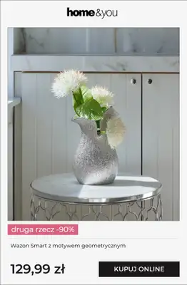 home&you - gazetka promocyjna Druga rzecz -90% od czwartku 30.04 do wtorku 05.05 - strona 5