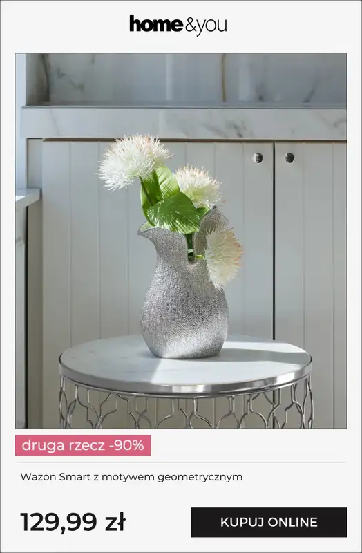 home&you - gazetka promocyjna Druga rzecz -90% od czwartku 30.04 do wtorku 05.05 - strona 5