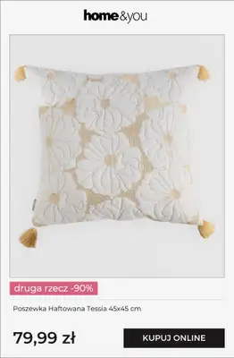 home&you - gazetka promocyjna Druga rzecz -90% od czwartku 30.04 do wtorku 05.05 - strona 4