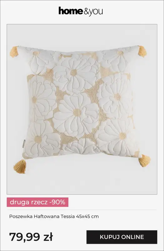 home&you - gazetka promocyjna Druga rzecz -90% od czwartku 30.04 do wtorku 05.05 - strona 4