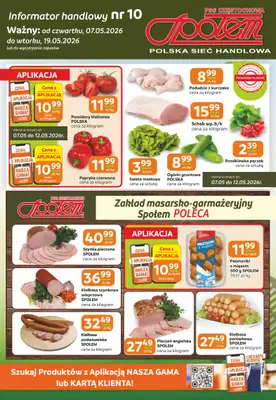 Społem Częstochowa - gazetka promocyjna Gazetka od czwartku 07.05 do wtorku 19.05