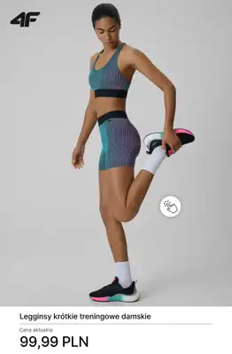 4F - gazetka promocyjna Nowa kolekcja treningowa dla niej od czwartku 30.04  - strona 3