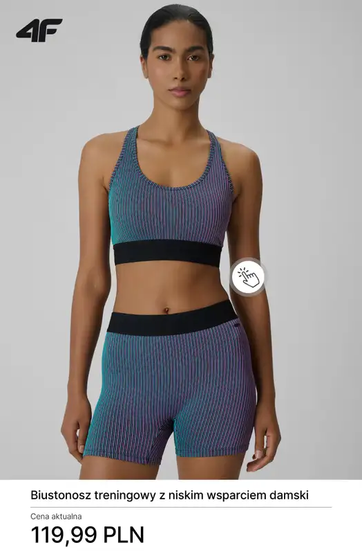 4F - gazetka promocyjna Nowa kolekcja treningowa dla niej od czwartku 30.04  - strona 2