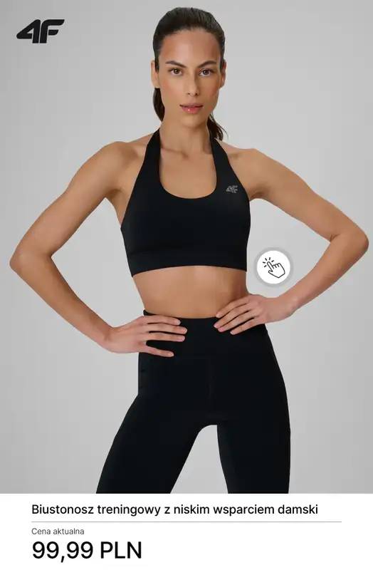 4F - gazetka promocyjna Nowa kolekcja treningowa dla niej od czwartku 30.04  - strona 4