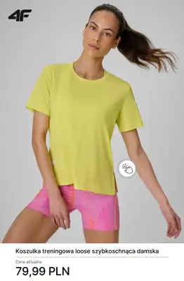 4F - gazetka promocyjna Nowa kolekcja treningowa dla niej od czwartku 30.04  - strona 6