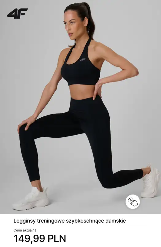 4F - gazetka promocyjna Nowa kolekcja treningowa dla niej od czwartku 30.04  - strona 5