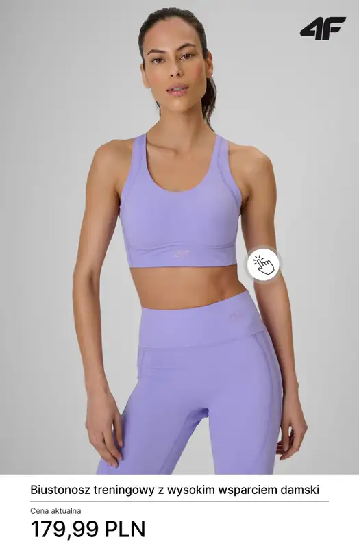 4F - gazetka promocyjna Nowa kolekcja treningowa dla niej od czwartku 30.04  - strona 9