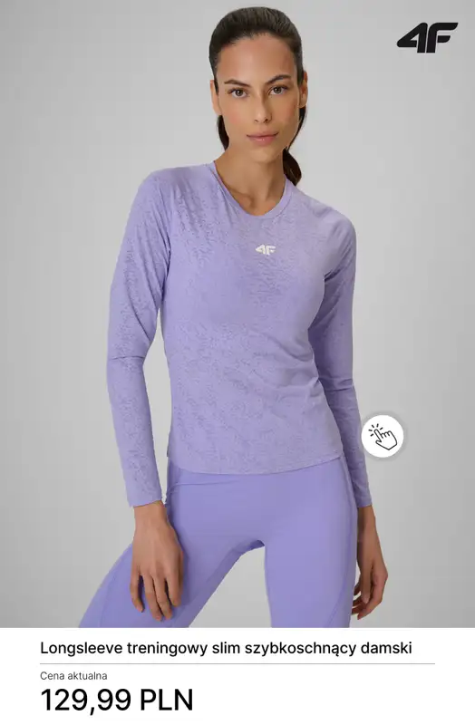 4F - gazetka promocyjna Nowa kolekcja treningowa dla niej od czwartku 30.04  - strona 11