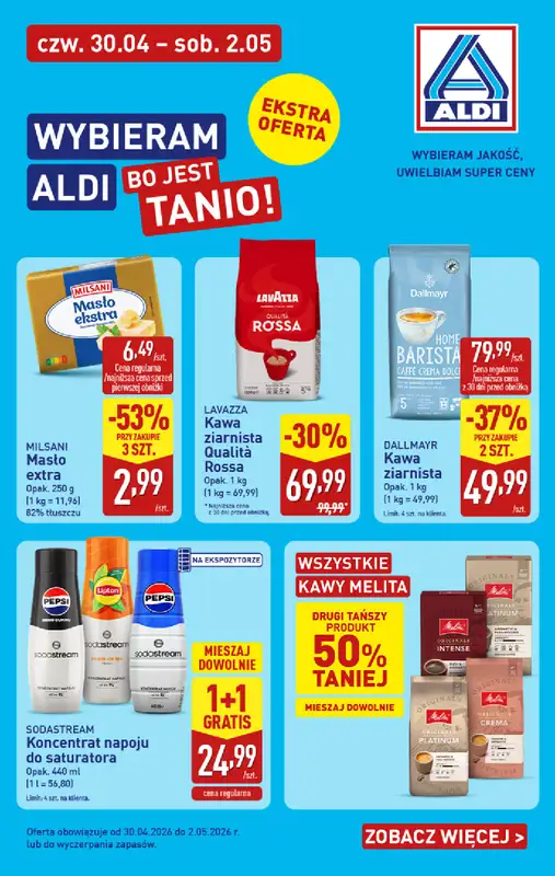 Aldi - gazetka promocyjna Mix okazji w super cenach Aldi!  