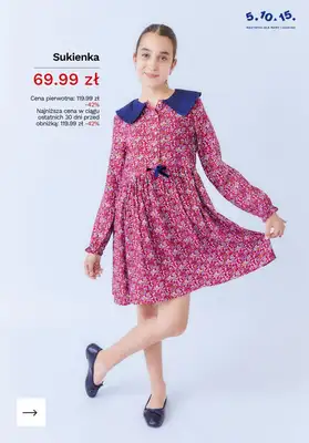 5.10.15 - gazetka promocyjna Sukienki dla dziewczynek od 69,99 PLN od czwartku 30.04  - strona 10
