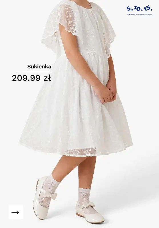 5.10.15 - gazetka promocyjna Sukienki dla dziewczynek od 69,99 PLN od czwartku 30.04  - strona 2