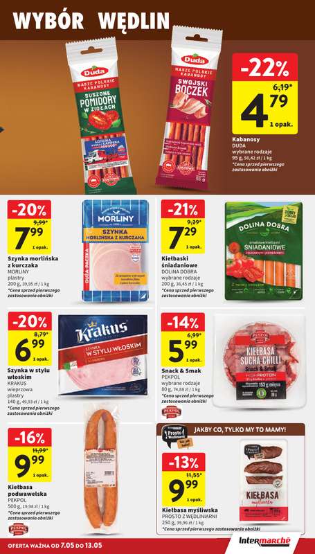 Intermarche - gazetka promocyjna Gazetka od czwartku 07.05 do środy 13.05 - strona 19