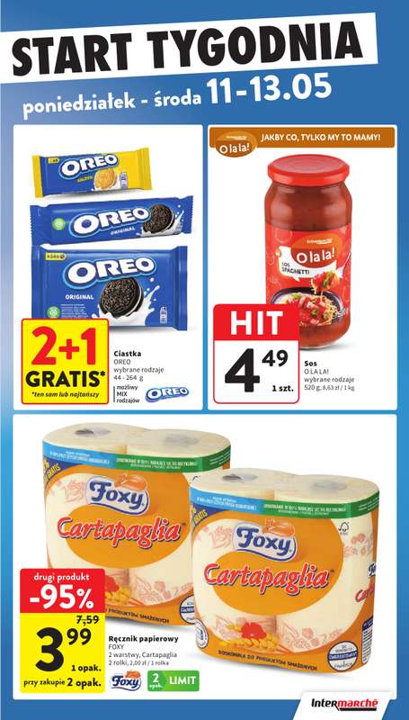 Intermarche - gazetka promocyjna Intertani start tygodnia od poniedziałku 11.05 do środy 13.05 - strona 3