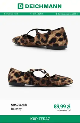 Deichmann - gazetka promocyjna Nowe modele balerin damskich od piątku 24.04  - strona 11