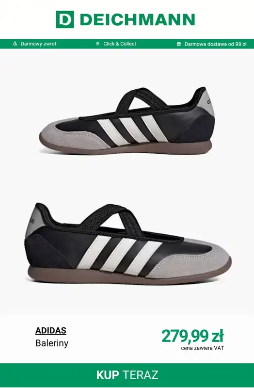 Deichmann - gazetka promocyjna Nowe modele balerin damskich od piątku 24.04  - strona 10