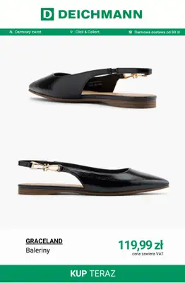 Deichmann - gazetka promocyjna Nowe modele balerin damskich od piątku 24.04  - strona 2