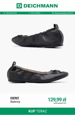 Deichmann - gazetka promocyjna Nowe modele balerin damskich od piątku 24.04  - strona 7