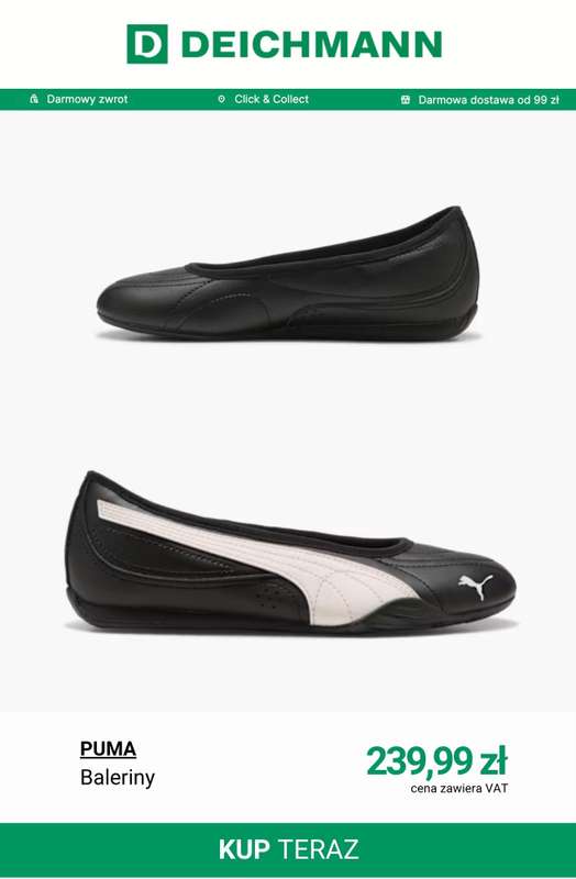 Deichmann - gazetka promocyjna Nowe modele balerin damskich od piątku 24.04  - strona 12