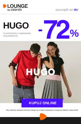 Lounge by Zalando - gazetka promocyjna Do -72% Hugo od czwartku 30.04 do niedzieli 03.05