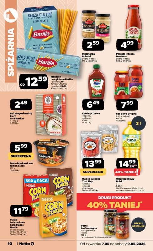 Netto - gazetka promocyjna Gazetka Spożywcza od czwartku 07.05 do soboty 09.05 - strona 10