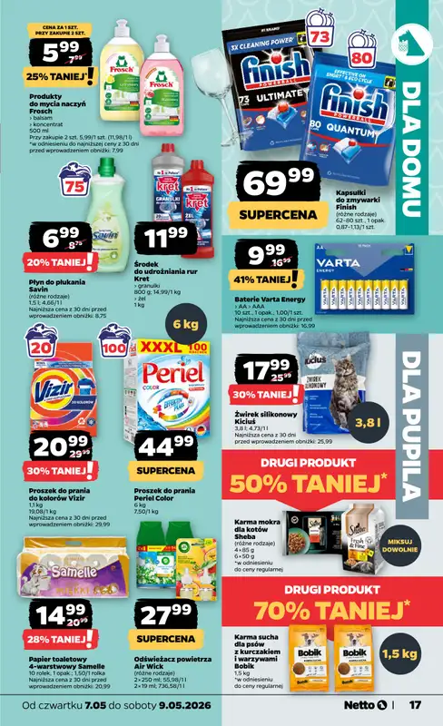 Netto - gazetka promocyjna Gazetka Spożywcza od czwartku 07.05 do soboty 09.05 - strona 17