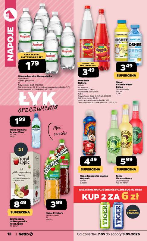 Netto - gazetka promocyjna Gazetka Spożywcza od czwartku 07.05 do soboty 09.05 - strona 12