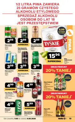 Netto - gazetka promocyjna Gazetka Spożywcza od czwartku 07.05 do soboty 09.05 - strona 13