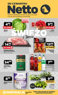 Netto - gazetka promocyjna Gazetka Spożywcza od czwartku 07.05 do soboty 09.05