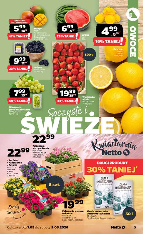 Netto - gazetka promocyjna Gazetka Spożywcza od czwartku 07.05 do soboty 09.05 - strona 5