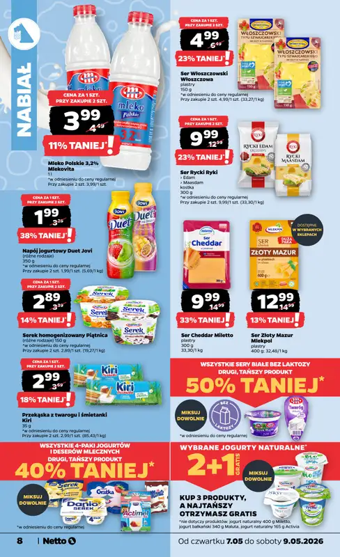 Netto - gazetka promocyjna Gazetka Spożywcza od czwartku 07.05 do soboty 09.05 - strona 8