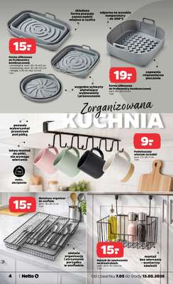 Netto - gazetka promocyjna Inspiracje Tygodnia Kuchnia  do środy 13.05 - strona 4