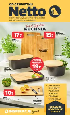 Netto - gazetka promocyjna Inspiracje tygodnia Netto  do środy 13.05