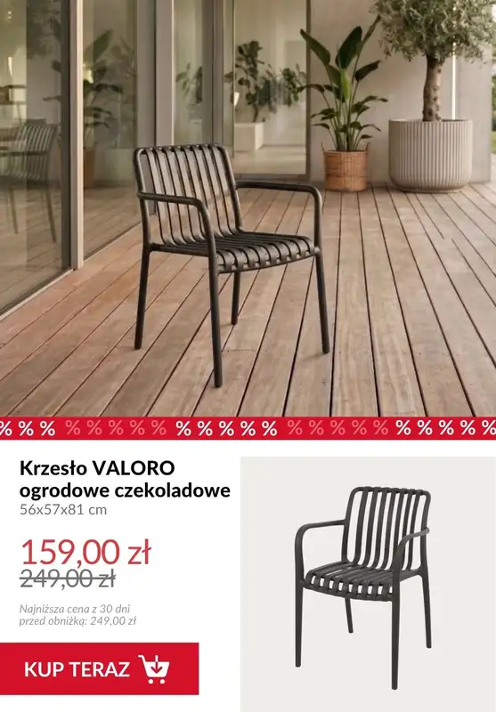 Homla - gazetka promocyjna Do -40% na meble ogrodowe od piątku 01.05  - strona 5