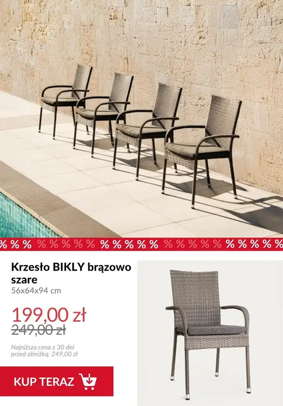 Homla - gazetka promocyjna Do -40% na meble ogrodowe od piątku 01.05  - strona 3