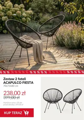 Homla - gazetka promocyjna Do -40% na meble ogrodowe od piątku 01.05  - strona 11