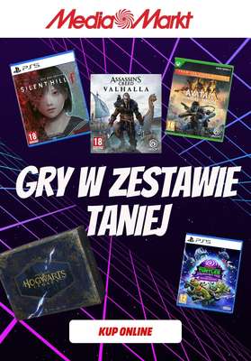 Media Markt - gazetka promocyjna Kup gry na konsolę lub PC nawet 15% taniej! od piątku 01.05 do niedzieli 31.05
