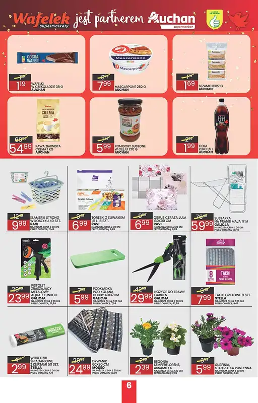 Wafelek - gazetka promocyjna Gazetka od poniedziałku 04.05 do soboty 16.05 - strona 6